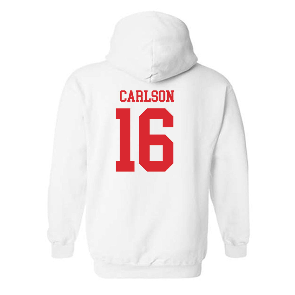 Rutgers - NCAA Men's Soccer : Dylan Carlson - Classic Shersey Hooded Sweatshirt-1