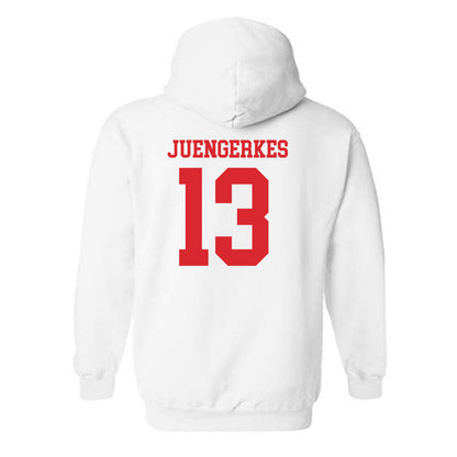 Rutgers - NCAA Men's Lacrosse : Joe Juengerkes - Classic Shersey Hooded Sweatshirt-1