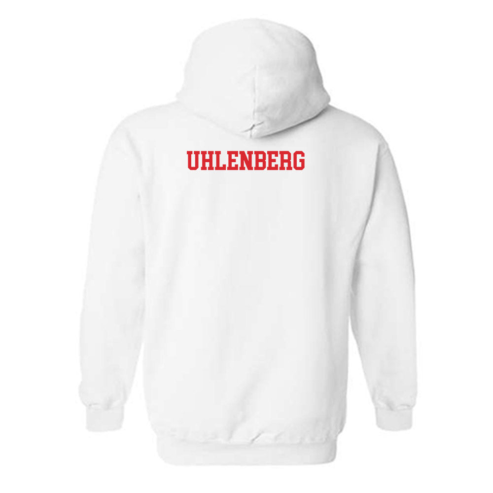 Rutgers - NCAA Women's Gymnastics : Donna Uhlenberg - Classic Shersey Hooded Sweatshirt-1