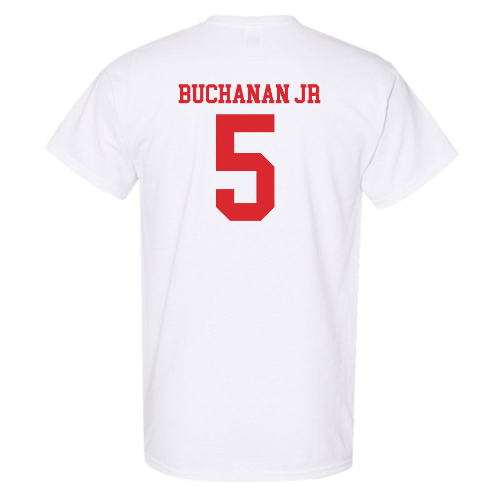 Rutgers - NCAA Men's Basketball : Darren Buchanan Jr - Classic Shersey T-Shirt-1