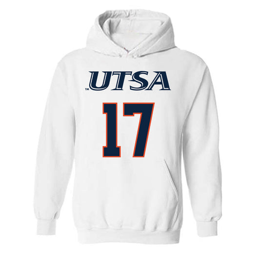 UTSA - NCAA Men's Basketball : Stanley Borden - Sports Shersey Hooded Sweatshirt-0