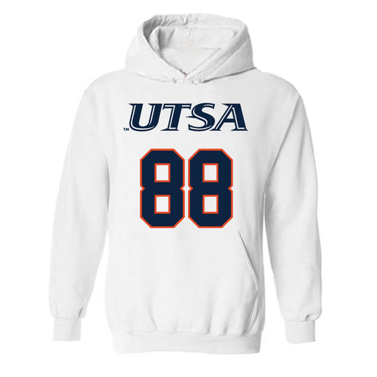 UTSA - NCAA Men's Basketball : Skylar Wicks - Sports Shersey Hooded Sweatshirt-0