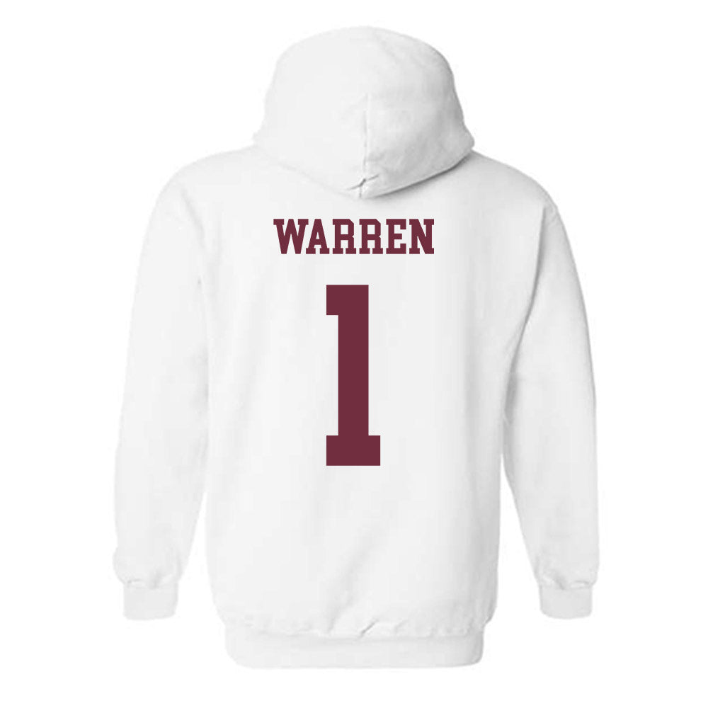 Mississippi State - NCAA Men's Basketball : Dellquan Warren - Classic Shersey Hooded Sweatshirt-1
