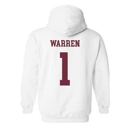 Mississippi State - NCAA Men's Basketball : Dellquan Warren - Classic Shersey Hooded Sweatshirt-1