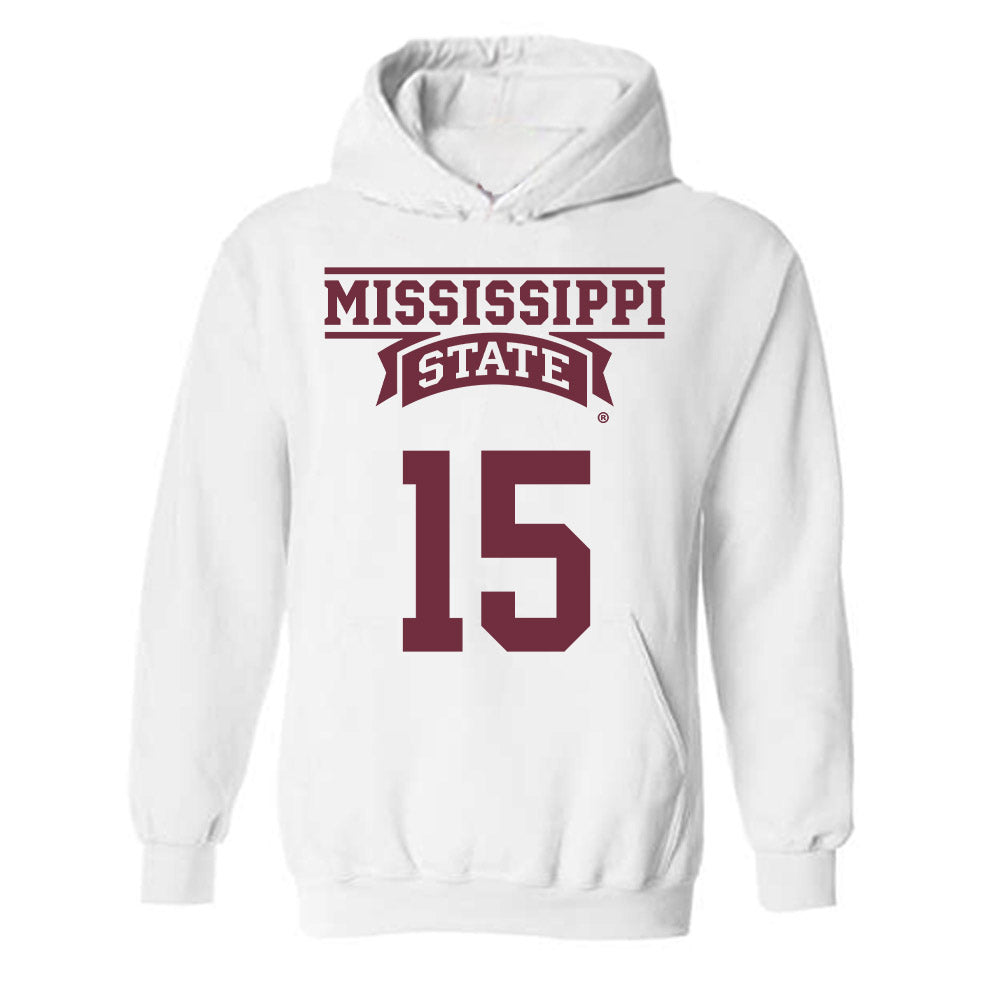 Mississippi State - NCAA Men's Basketball : Quincy Ballard - Classic Shersey Hooded Sweatshirt-0