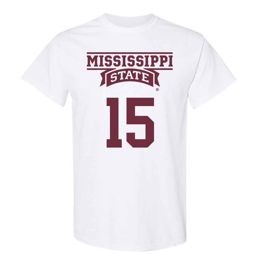 Mississippi State - NCAA Men's Basketball : Quincy Ballard - Classic Shersey T-Shirt-0