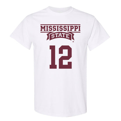 Mississippi State - NCAA Men's Basketball : Josh Hubbard - Classic Shersey T-Shirt-0