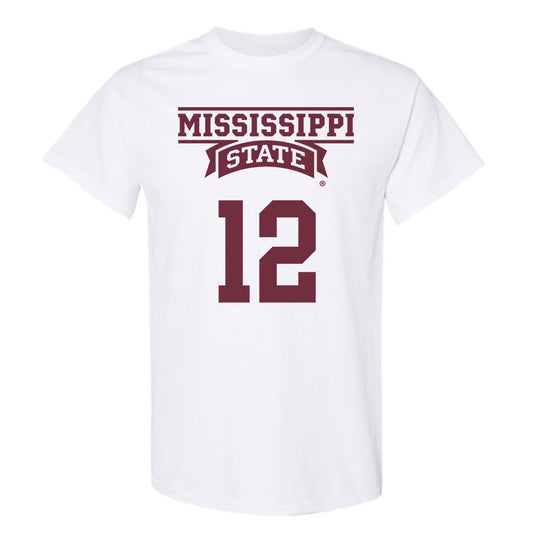 Mississippi State - NCAA Men's Basketball : Josh Hubbard - Classic Shersey T-Shirt-0