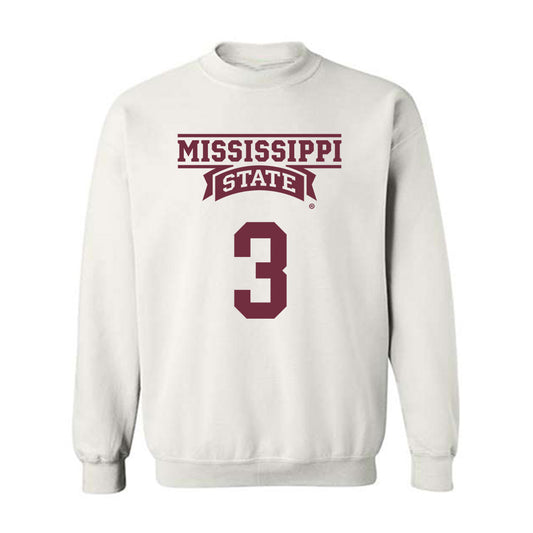 Mississippi State - NCAA Men's Basketball : Tee Bartlett - Classic Shersey Crewneck Sweatshirt-0