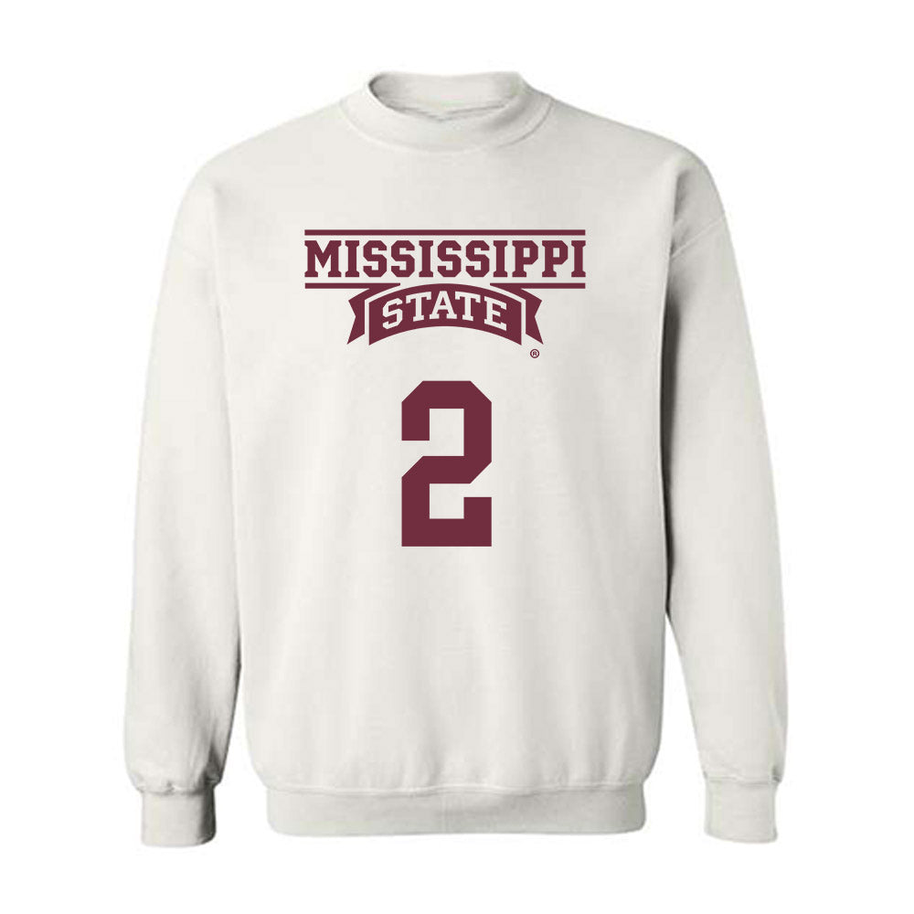 Mississippi State - NCAA Men's Basketball : Jaborri Mcghee - Classic Shersey Crewneck Sweatshirt-0