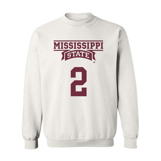 Mississippi State - NCAA Men's Basketball : Jaborri Mcghee - Classic Shersey Crewneck Sweatshirt-0