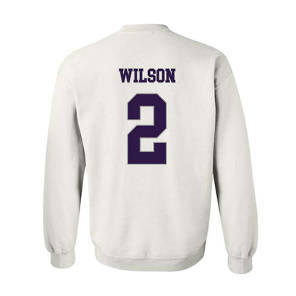 Kansas State - NCAA Men's Basketball : Exavier Wilson - Classic Shersey Crewneck Sweatshirt-1