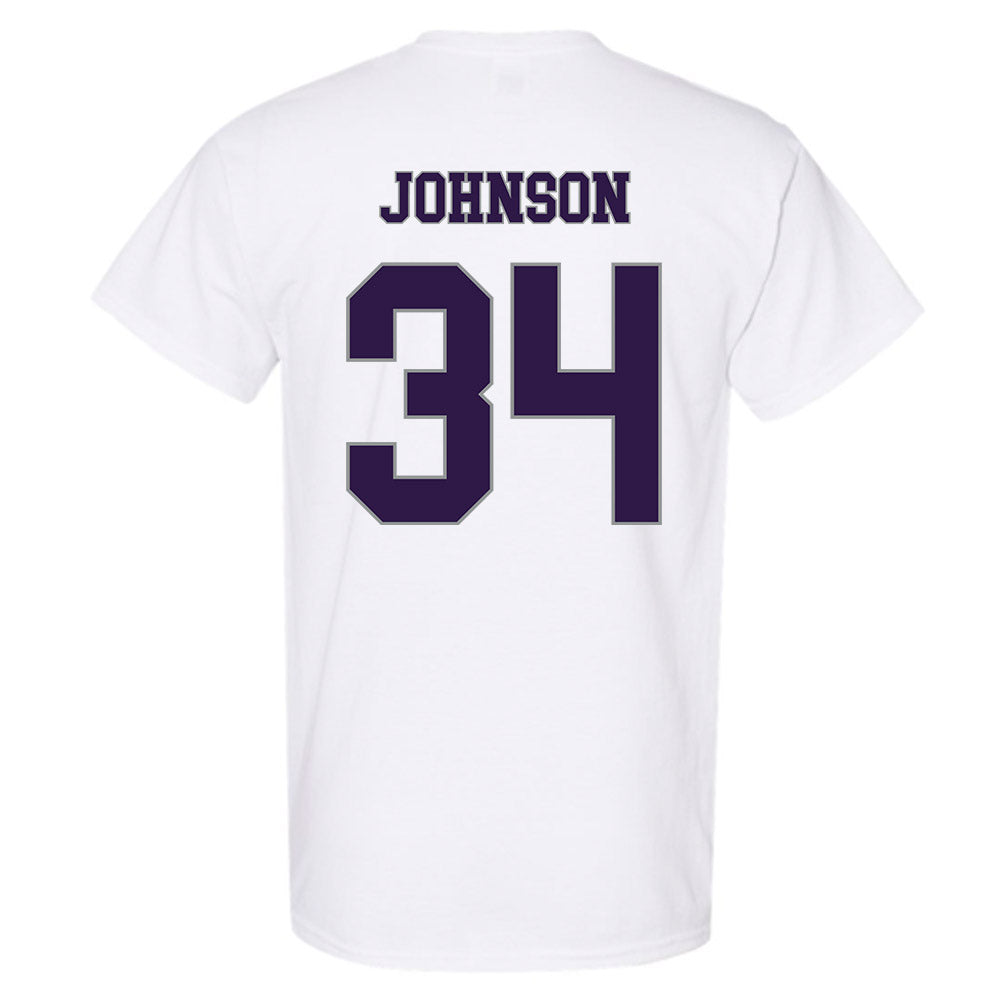 Kansas State - NCAA Men's Basketball : Nate Johnson - Classic Shersey T-Shirt-1