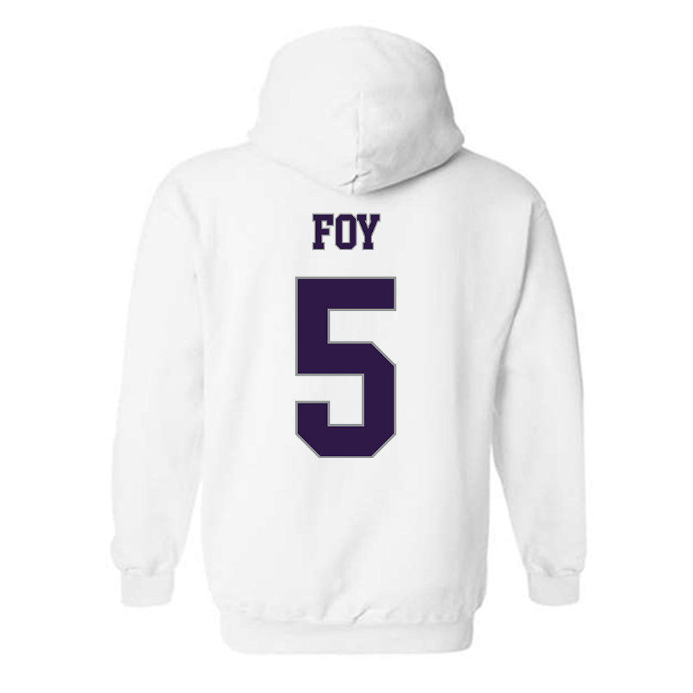 Kansas State - NCAA Women's Basketball : Aniya' Foy - Classic Shersey Hooded Sweatshirt-1