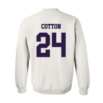 Kansas State - NCAA Women's Basketball : Jenessa Cotton - Classic Shersey Crewneck Sweatshirt-1