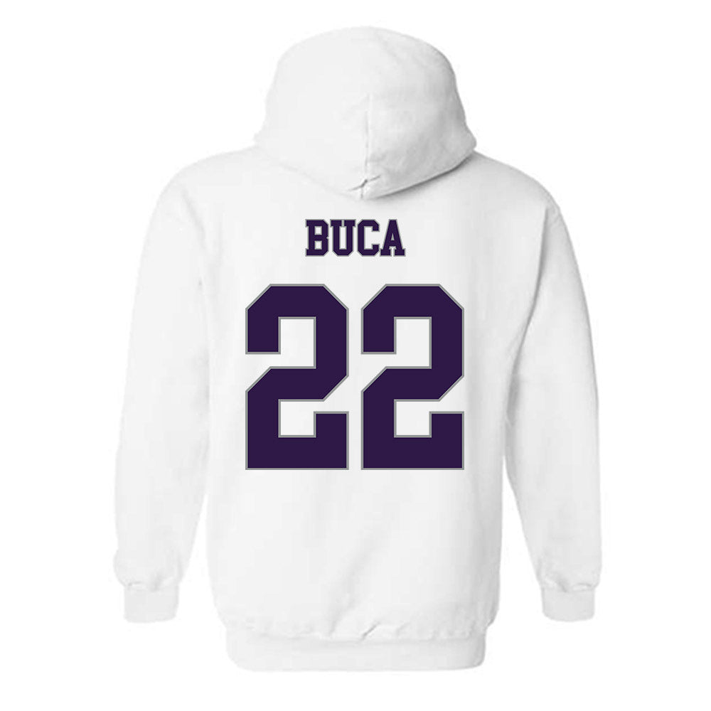 Kansas State - NCAA Men's Basketball : Dorin Buca - Classic Shersey Hooded Sweatshirt-1
