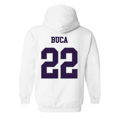 Kansas State - NCAA Men's Basketball : Dorin Buca - Classic Shersey Hooded Sweatshirt-1