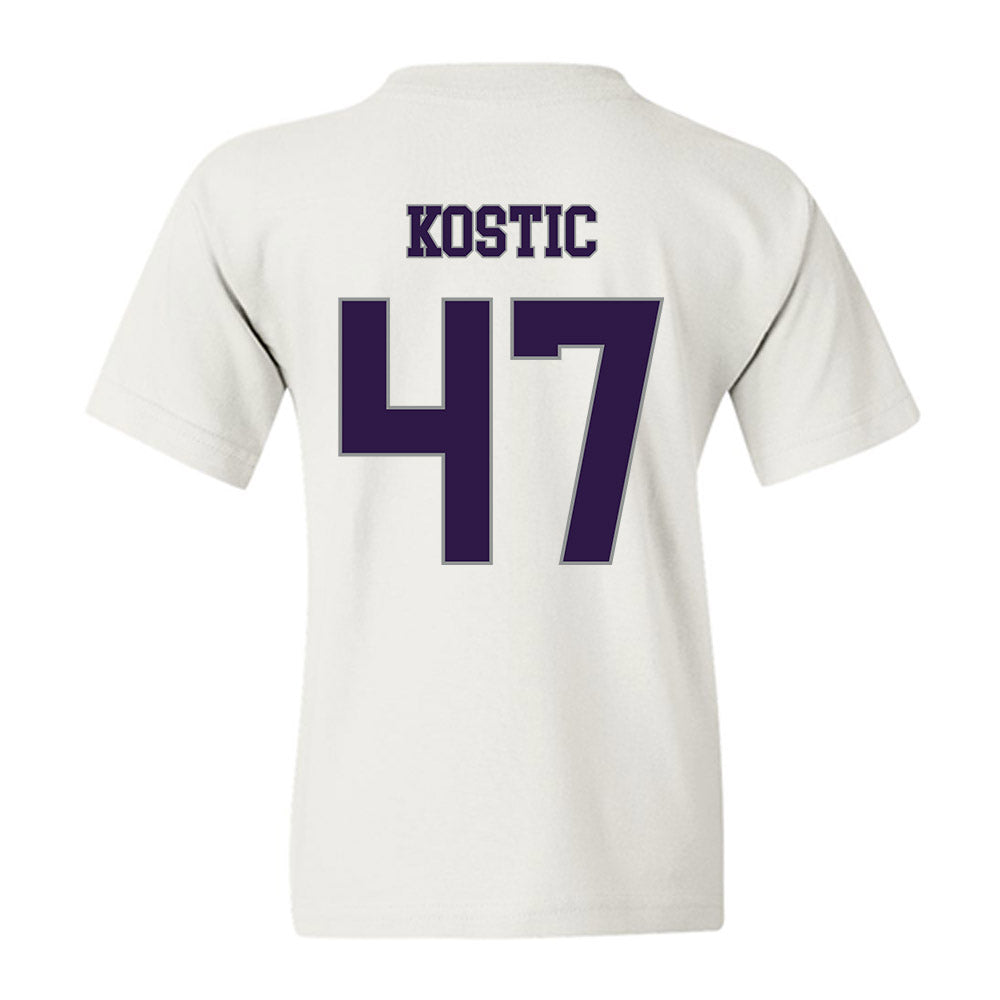 Kansas State - NCAA Men's Basketball : Andrej Kostic - Classic Shersey Youth T-Shirt-1