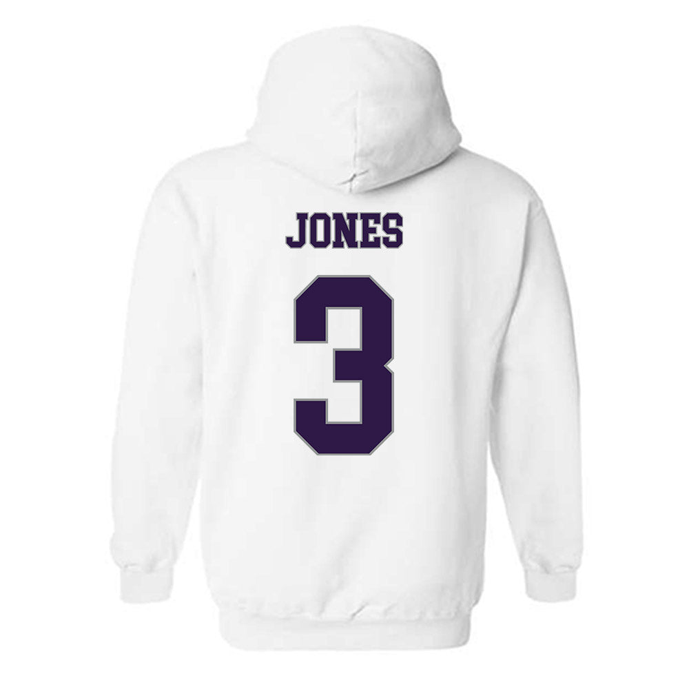 Kansas State - NCAA Men's Basketball : CJ Jones - Classic Shersey Hooded Sweatshirt