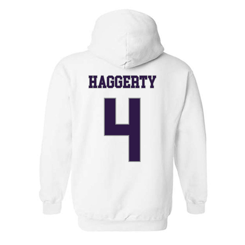 Kansas State - NCAA Men's Basketball : Pj Haggerty - Classic Shersey Hooded Sweatshirt-1