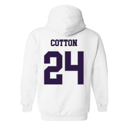 Kansas State - NCAA Women's Basketball : Jenessa Cotton - Classic Shersey Hooded Sweatshirt-1