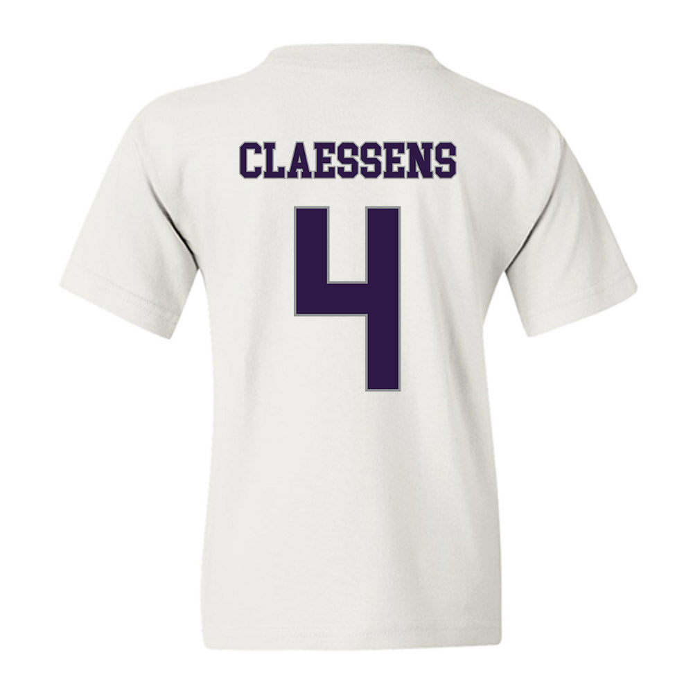 Kansas State - NCAA Women's Basketball : Nastja Claessens - Classic Shersey Youth T-Shirt-1