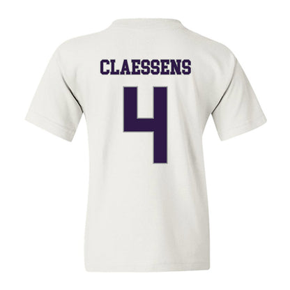 Kansas State - NCAA Women's Basketball : Nastja Claessens - Classic Shersey Youth T-Shirt-1