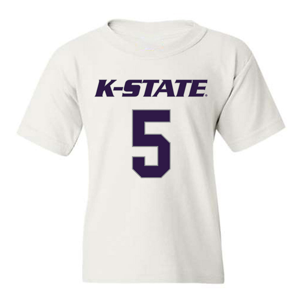 Kansas State - NCAA Men's Basketball : Spencer Bain - Classic Shersey Youth T-Shirt