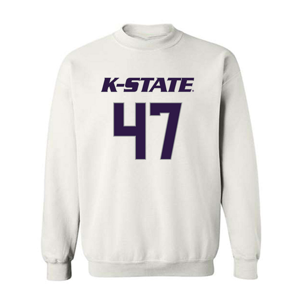 Kansas State - NCAA Men's Basketball : Andrej Kostic - Classic Shersey Crewneck Sweatshirt-0