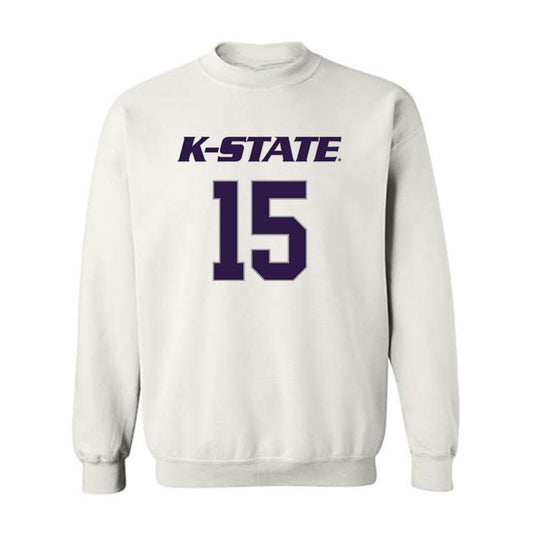 Kansas State - NCAA Men's Basketball : Taj Manning - Classic Shersey Crewneck Sweatshirt