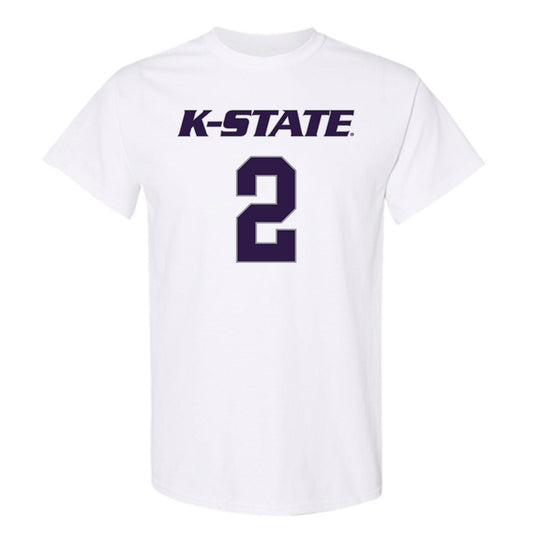 Kansas State - NCAA Men's Basketball : Exavier Wilson - Classic Shersey T-Shirt-0
