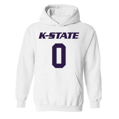 Kansas State - NCAA Men's Basketball : Elias Rapieque - Classic Shersey Hooded Sweatshirt-0