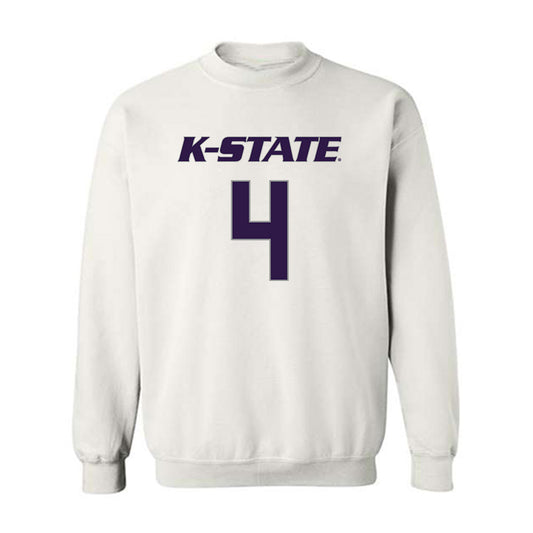 Kansas State - NCAA Women's Basketball : Nastja Claessens - Classic Shersey Crewneck Sweatshirt-0