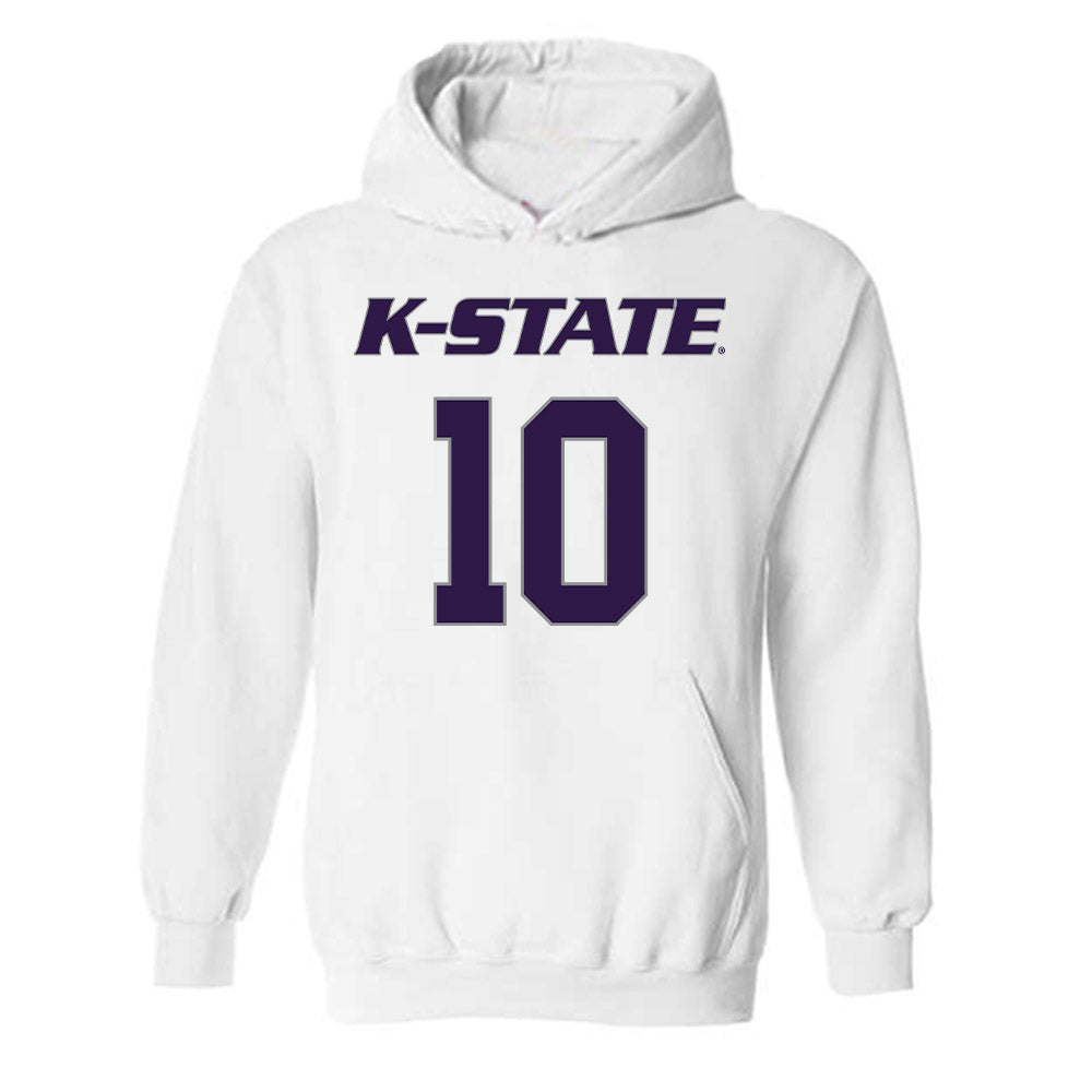 Kansas State - NCAA Men's Basketball : David Castillo - Classic Shersey Hooded Sweatshirt