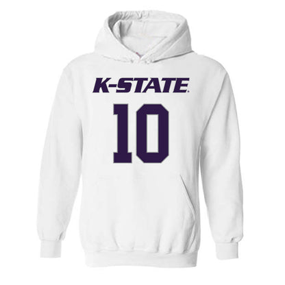 Kansas State - NCAA Men's Basketball : David Castillo - Classic Shersey Hooded Sweatshirt