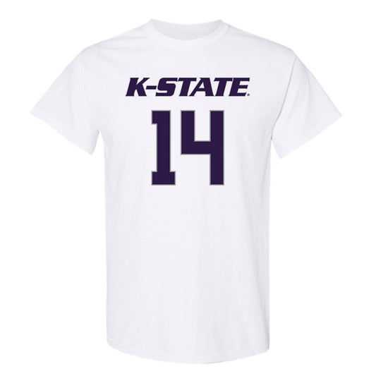 Kansas State - NCAA Men's Basketball : Mobi Ikegwuruka - Classic Shersey T-Shirt-0