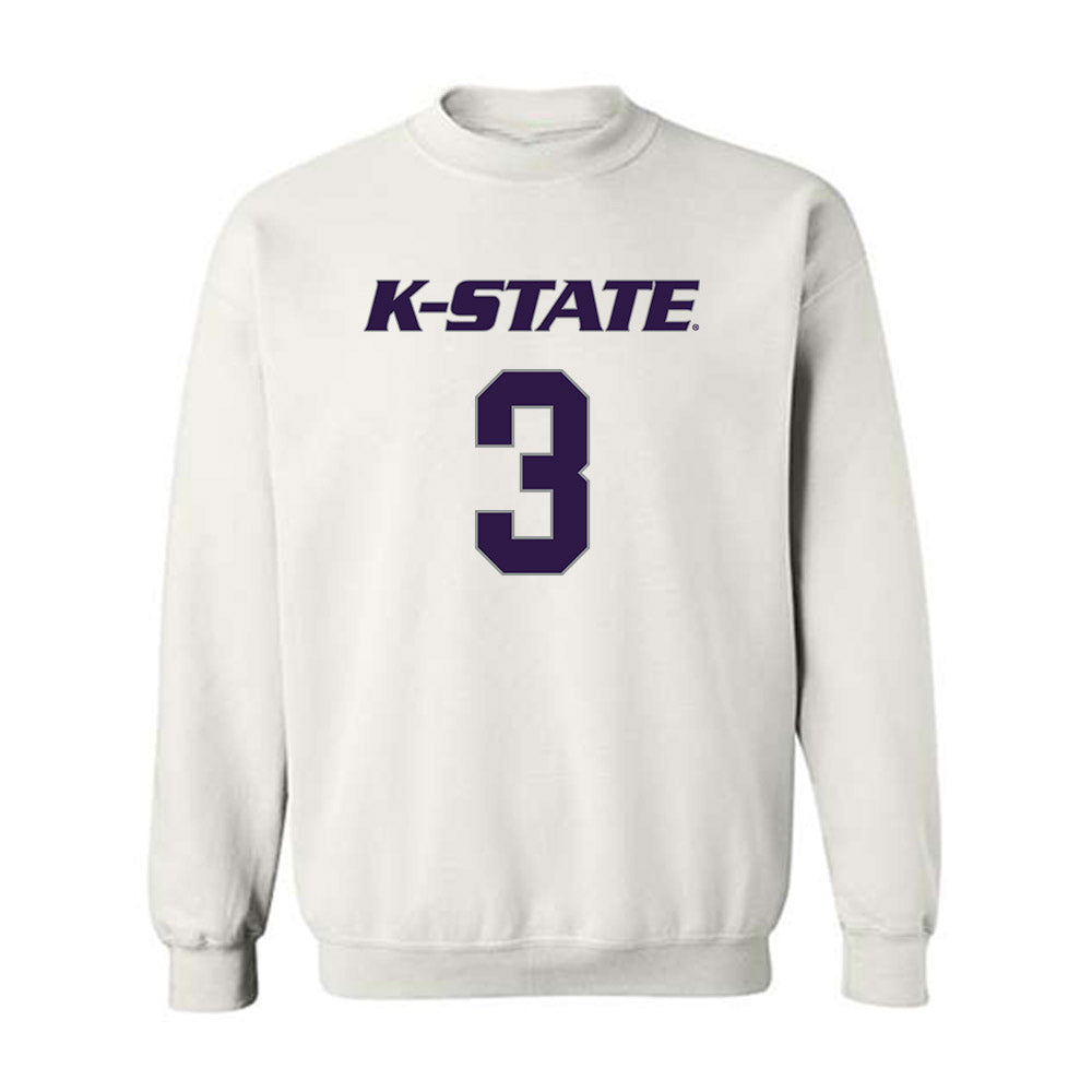 Kansas State - NCAA Men's Basketball : CJ Jones - Classic Shersey Crewneck Sweatshirt