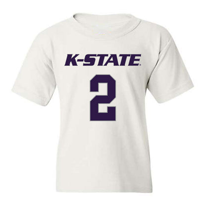 Kansas State - NCAA Men's Basketball : Exavier Wilson - Classic Shersey Youth T-Shirt-0