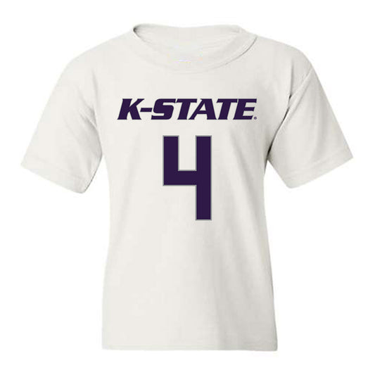 Kansas State - NCAA Women's Basketball : Nastja Claessens - Classic Shersey Youth T-Shirt-0