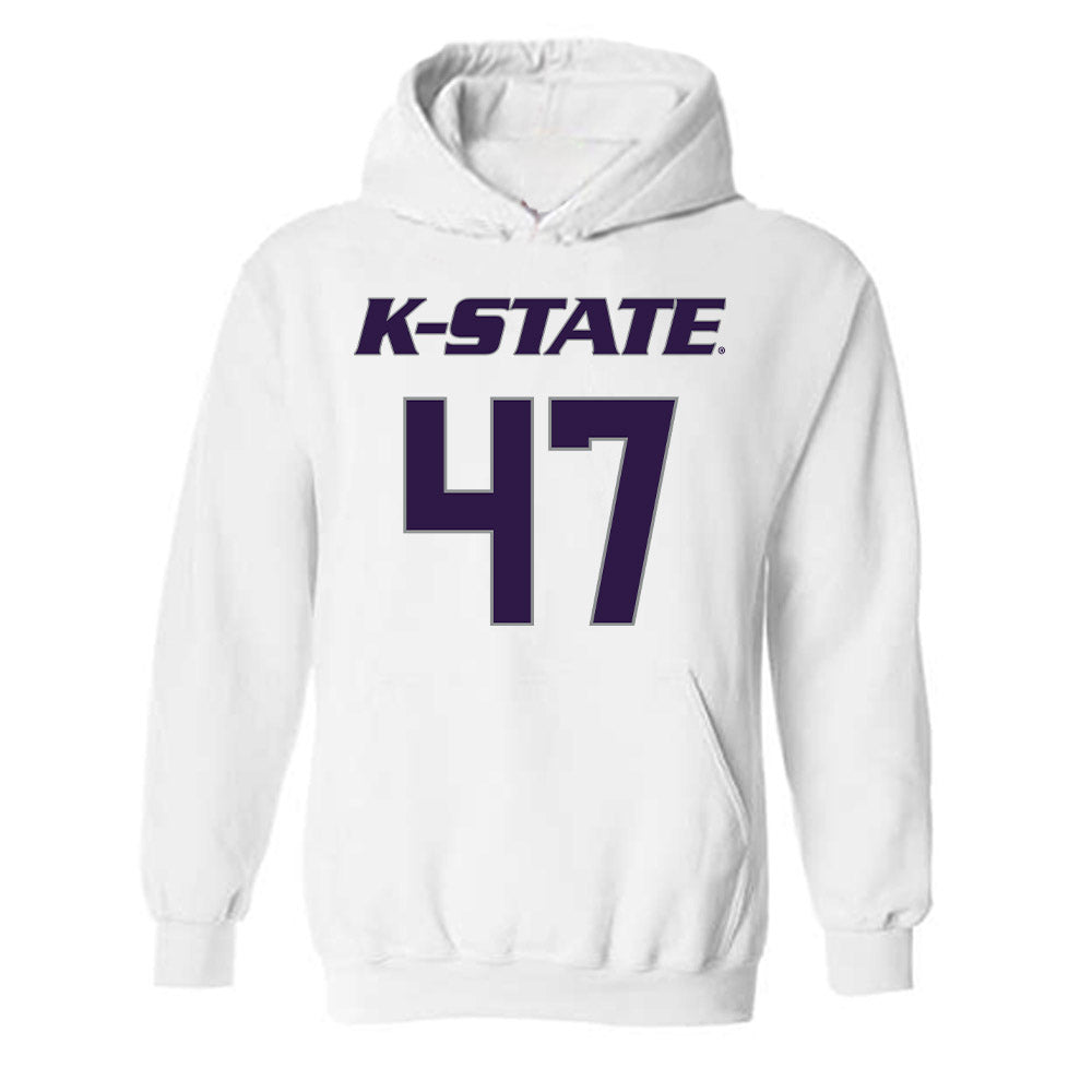 Kansas State - NCAA Men's Basketball : Andrej Kostic - Classic Shersey Hooded Sweatshirt-0