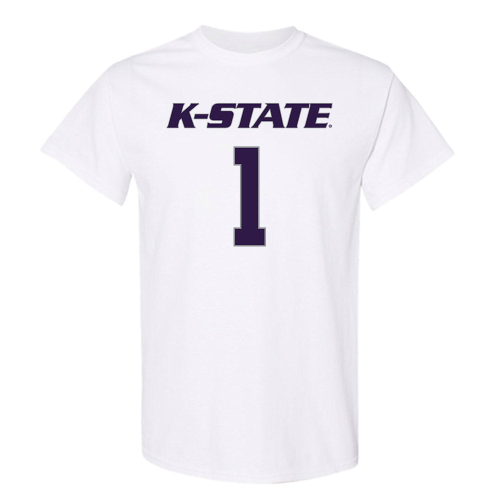 Kansas State - NCAA Men's Basketball : Abdi Bashir - Classic Shersey T-Shirt-0