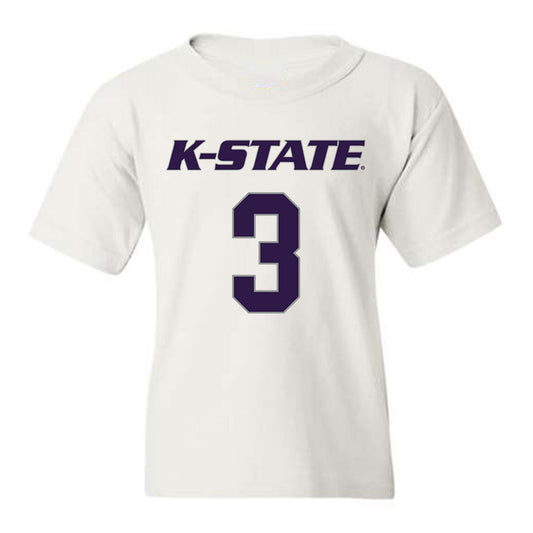 Kansas State - NCAA Men's Basketball : CJ Jones - Classic Shersey Youth T-Shirt