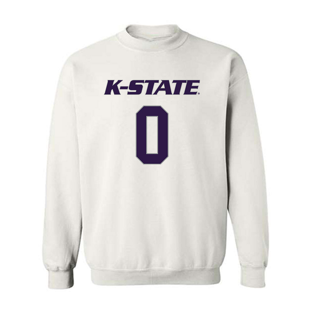 Kansas State - NCAA Men's Basketball : Elias Rapieque - Classic Shersey Crewneck Sweatshirt-0