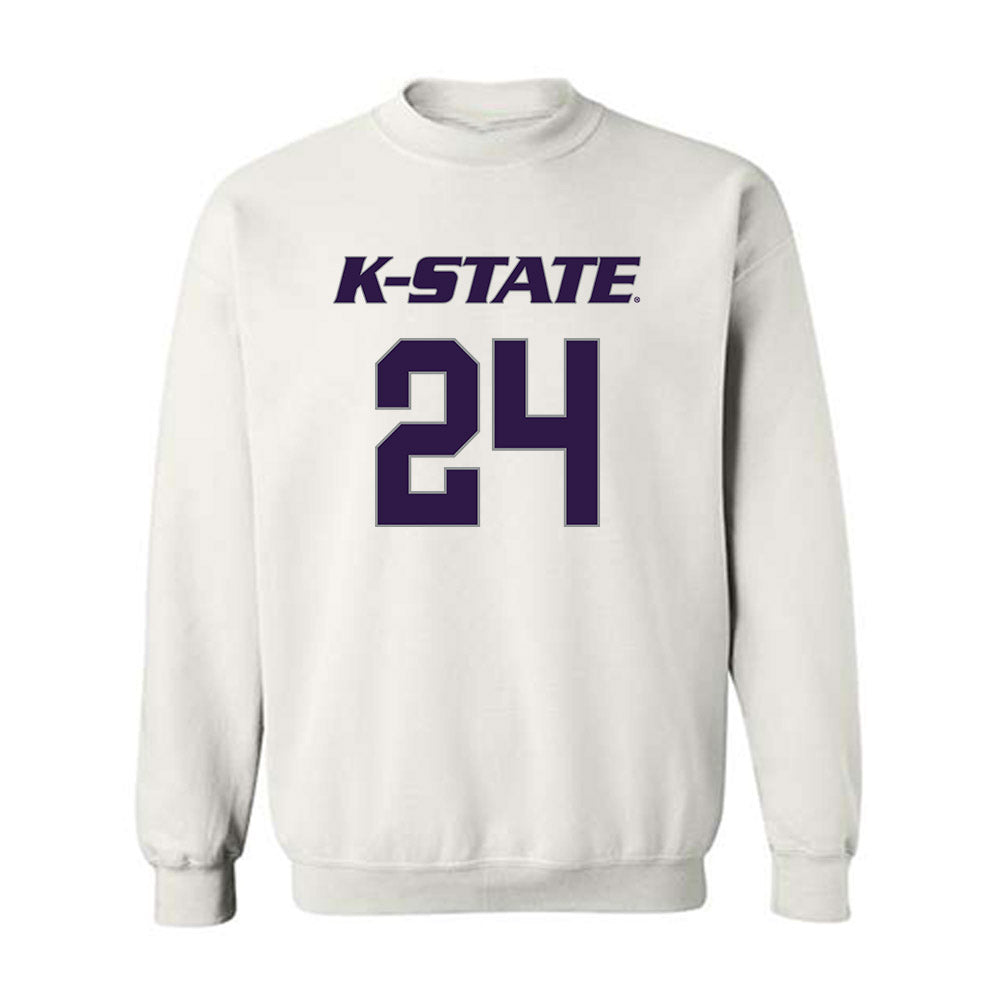 Kansas State - NCAA Women's Basketball : Jenessa Cotton - Classic Shersey Crewneck Sweatshirt-0