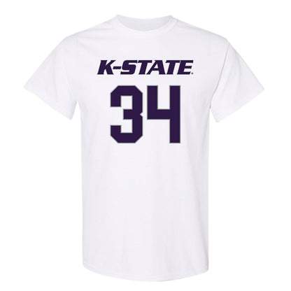 Kansas State - NCAA Men's Basketball : Nate Johnson - Classic Shersey T-Shirt-0