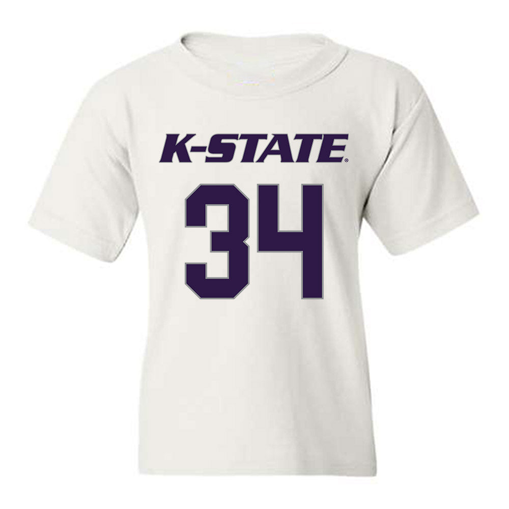 Kansas State - NCAA Men's Basketball : Nate Johnson - Classic Shersey Youth T-Shirt-0