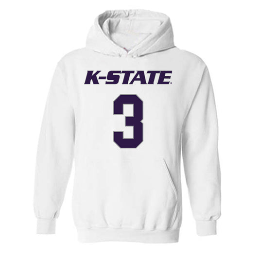 Kansas State - NCAA Men's Basketball : CJ Jones - Classic Shersey Hooded Sweatshirt