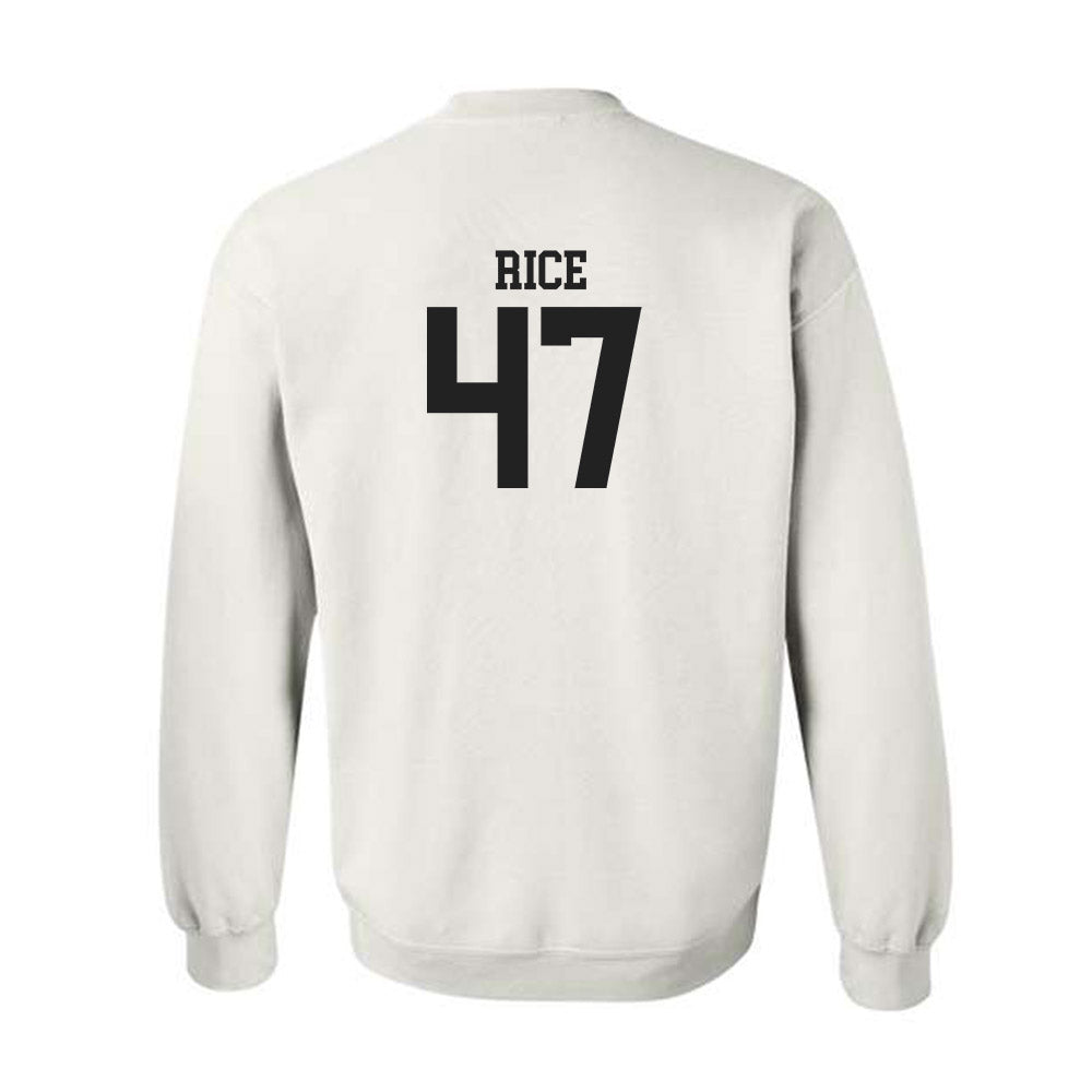 Wake Forest - NCAA Baseball : Cole Rice - Classic Shersey Crewneck Sweatshirt-1