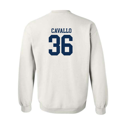West Virginia - NCAA Baseball : Hudson Cavallo - Classic Shersey Crewneck Sweatshirt-1