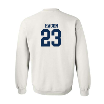 West Virginia - NCAA Baseball : David Hagen - Classic Shersey Crewneck Sweatshirt-1